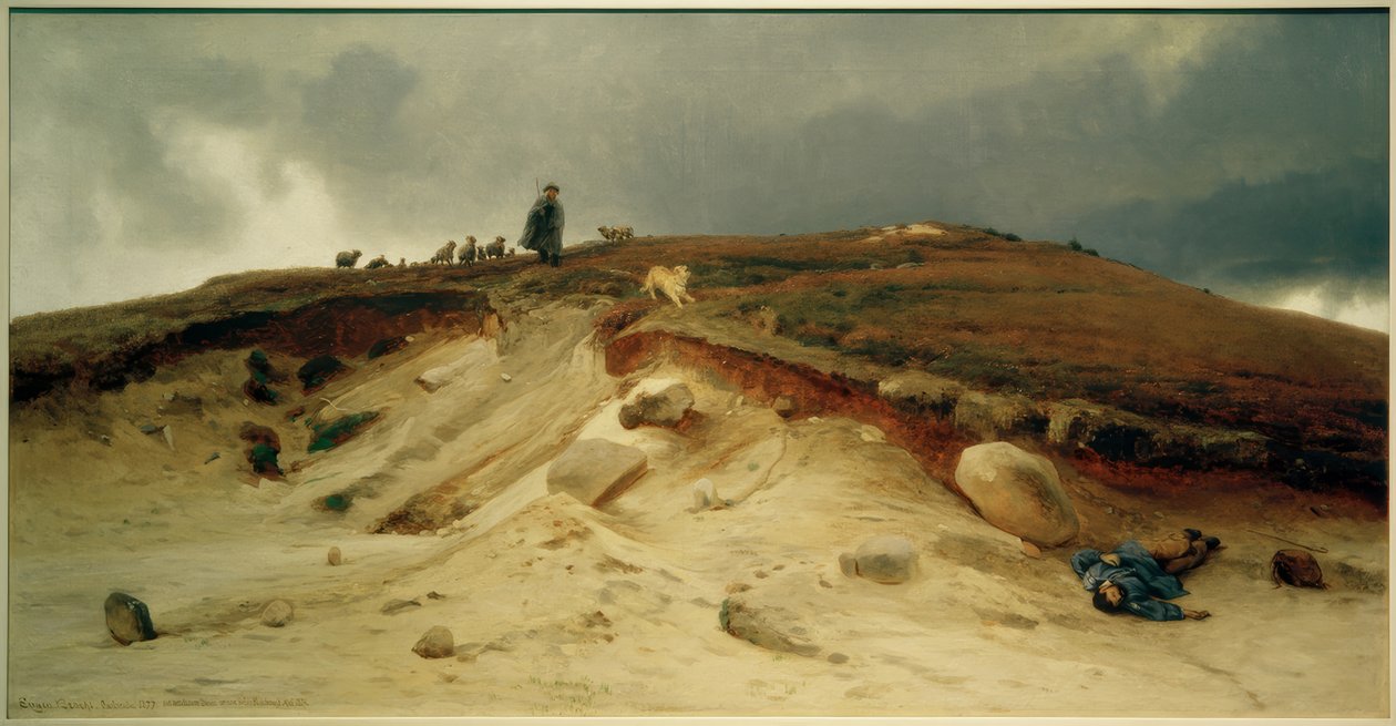 E.Bracht, öldürülen by Eugen Felix Prosper Bracht