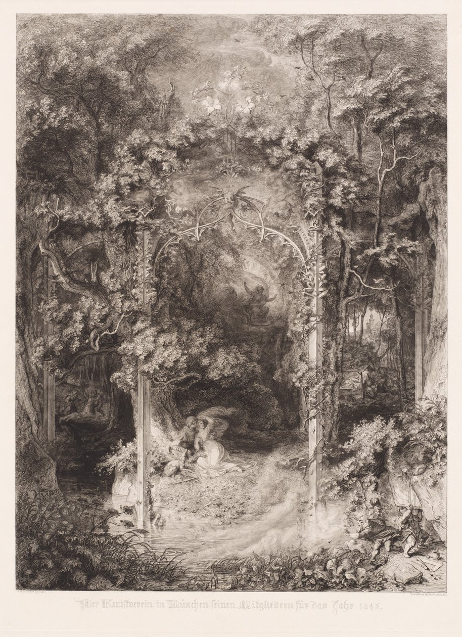 Ormanın Hanımı by Eugen Napoleon Neureuther
