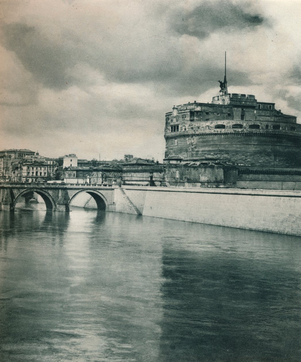 Castel Sant Angelo, Roma, İtalya, 1927 by Eugen Poppel