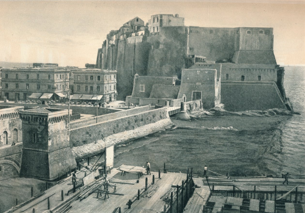 Castel dellOvo, Napoli, İtalya, 1927 by Eugen Poppel