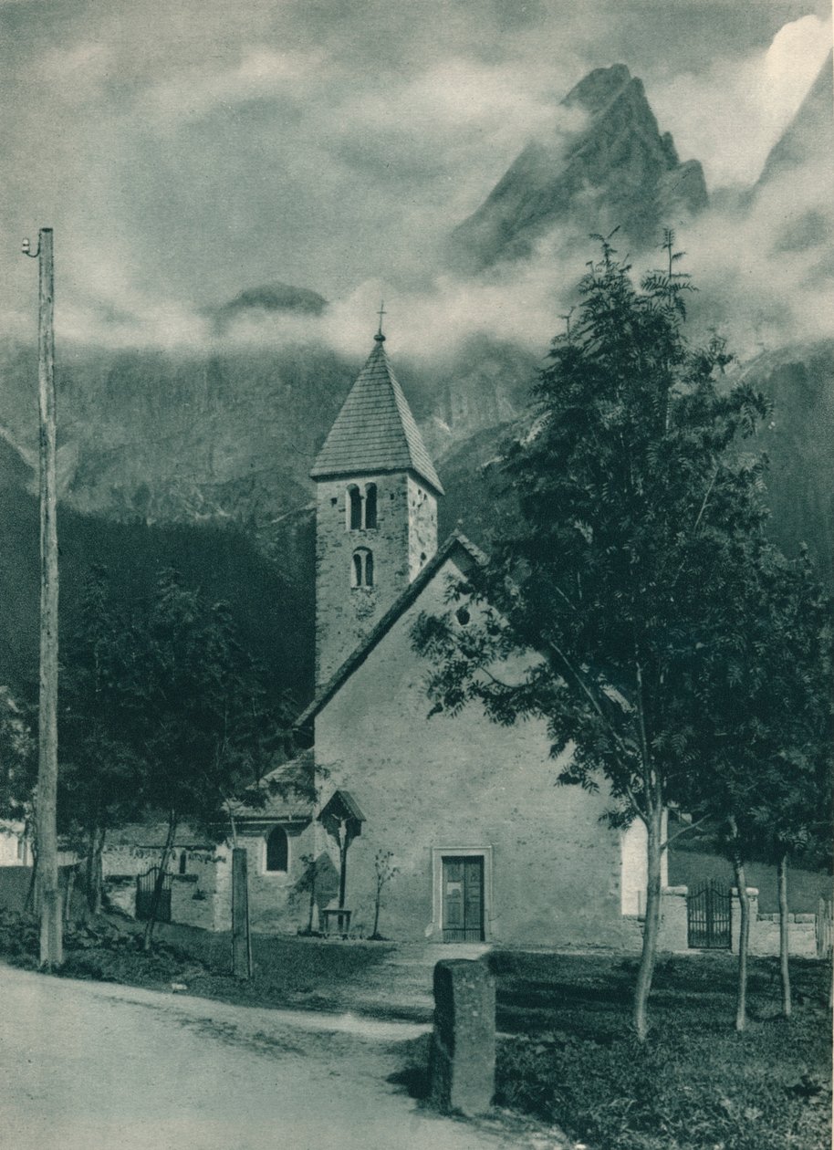 Şapel ve Pala Grubu, San Martino di Castrozza, Dolomites, İtalya, 1927 by Eugen Poppel