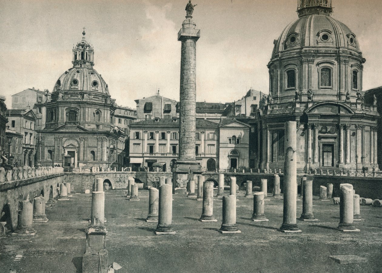Trajan Forumu, Roma, İtalya, 1927 by Eugen Poppel