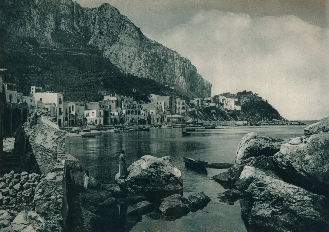 Marina Grande, Capri, İtalya, 1927 by Eugen Poppel