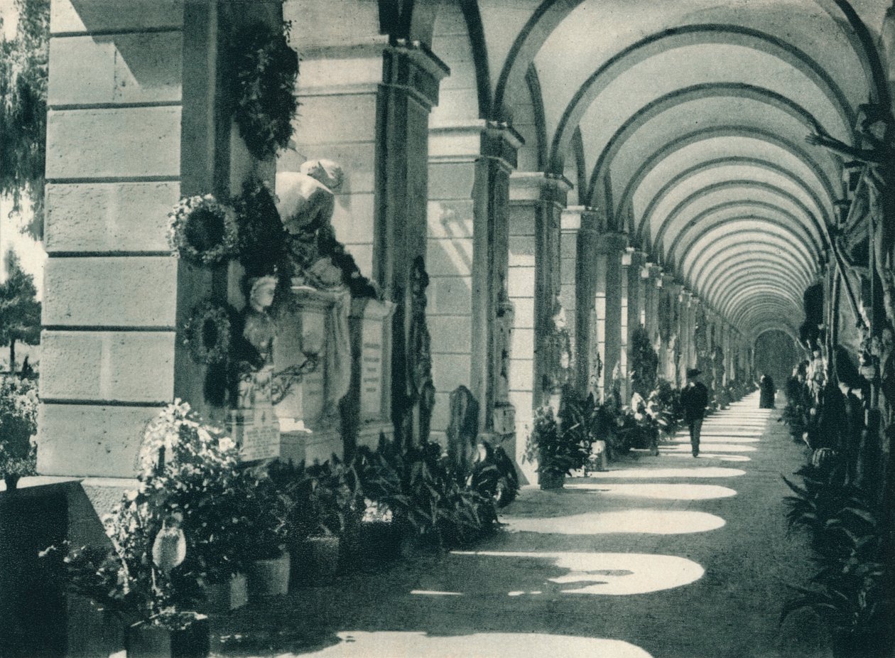 Staglieno Anıtsal Mezarlığı, Cenova, İtalya, 1927 by Eugen Poppel