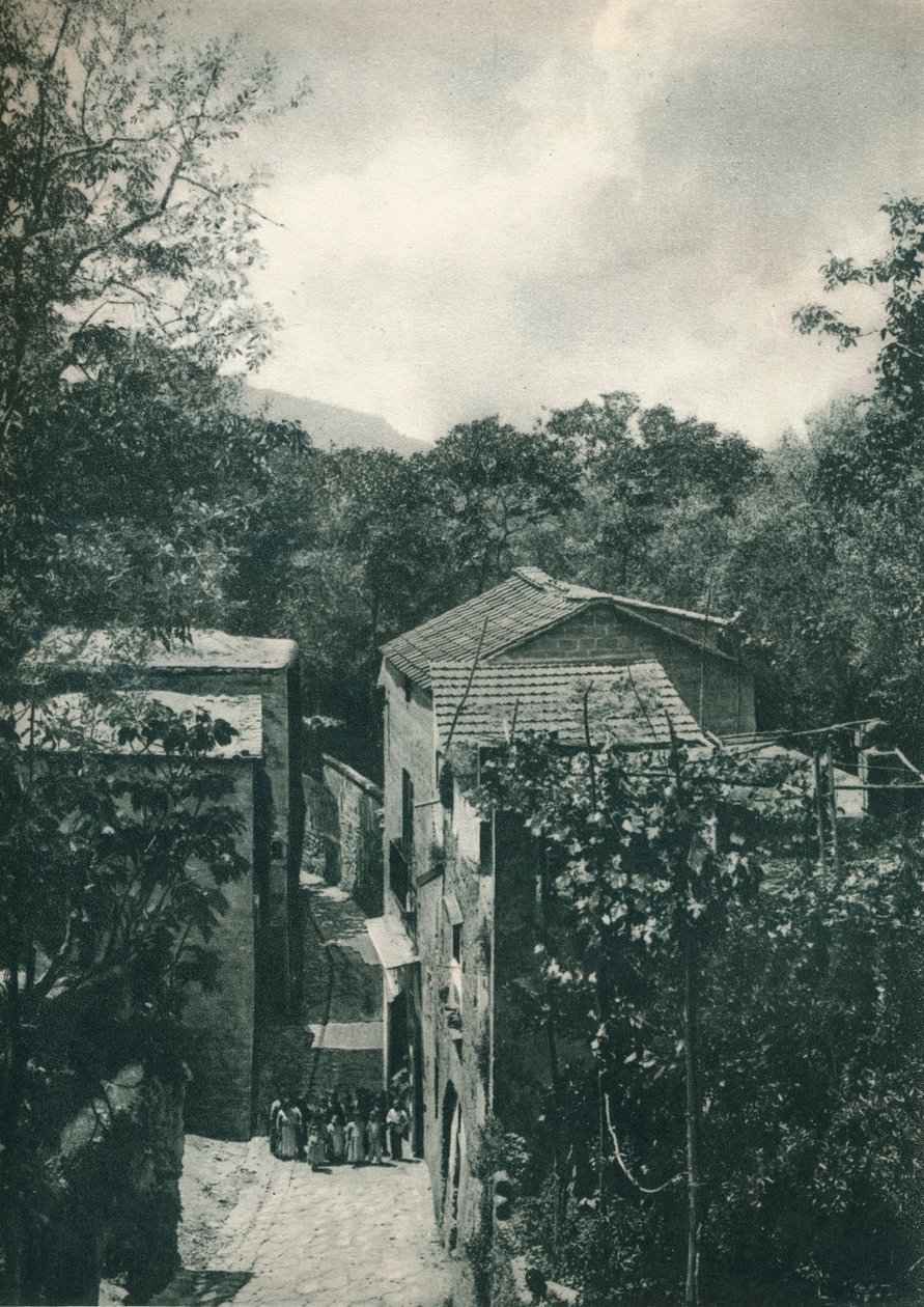 Dar sokak, Capri, İtalya, 1927 by Eugen Poppel