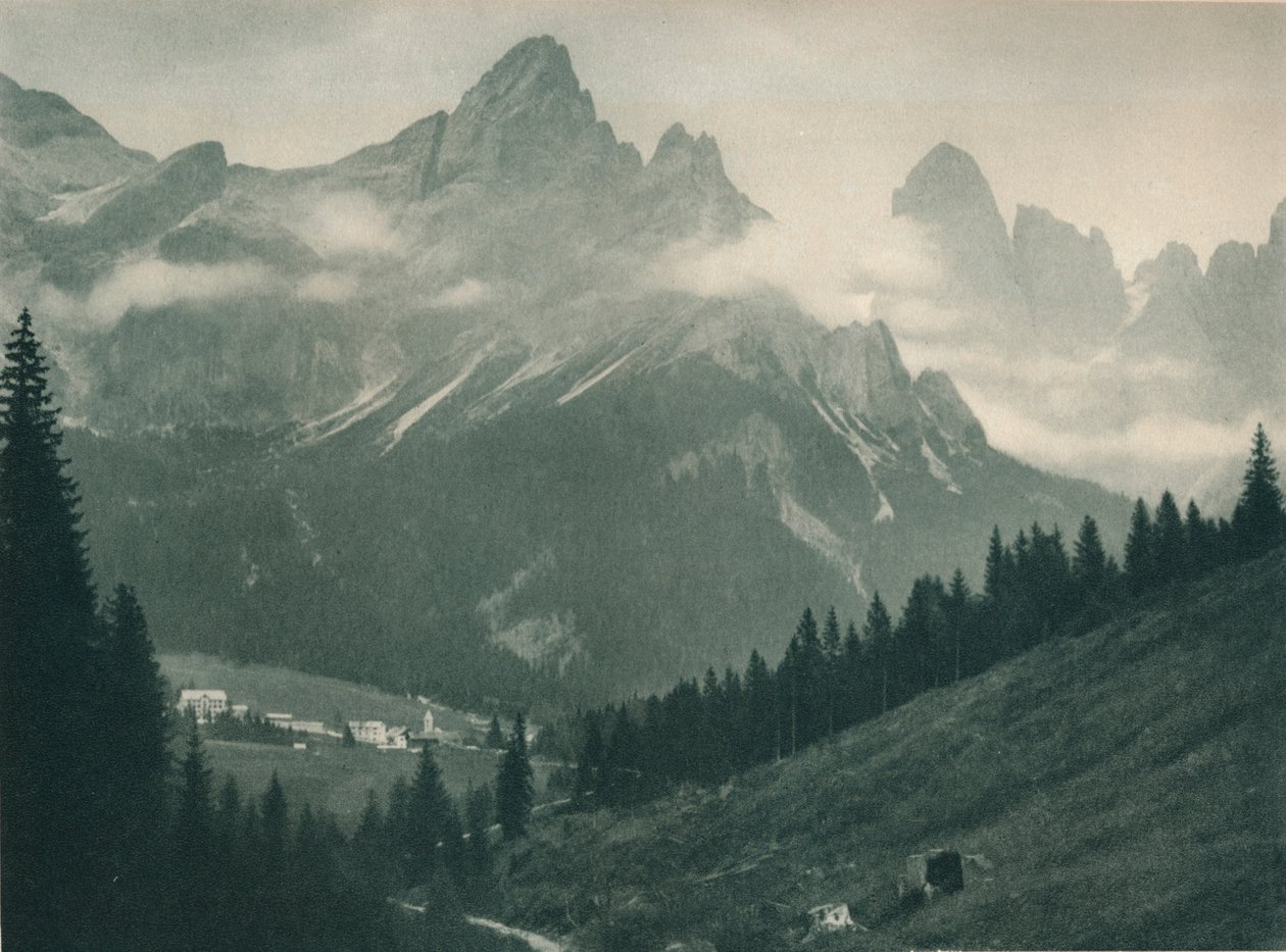 Pala Grubu, San Martino di Castrozza, Dolomites, İtalya, 1927 by Eugen Poppel