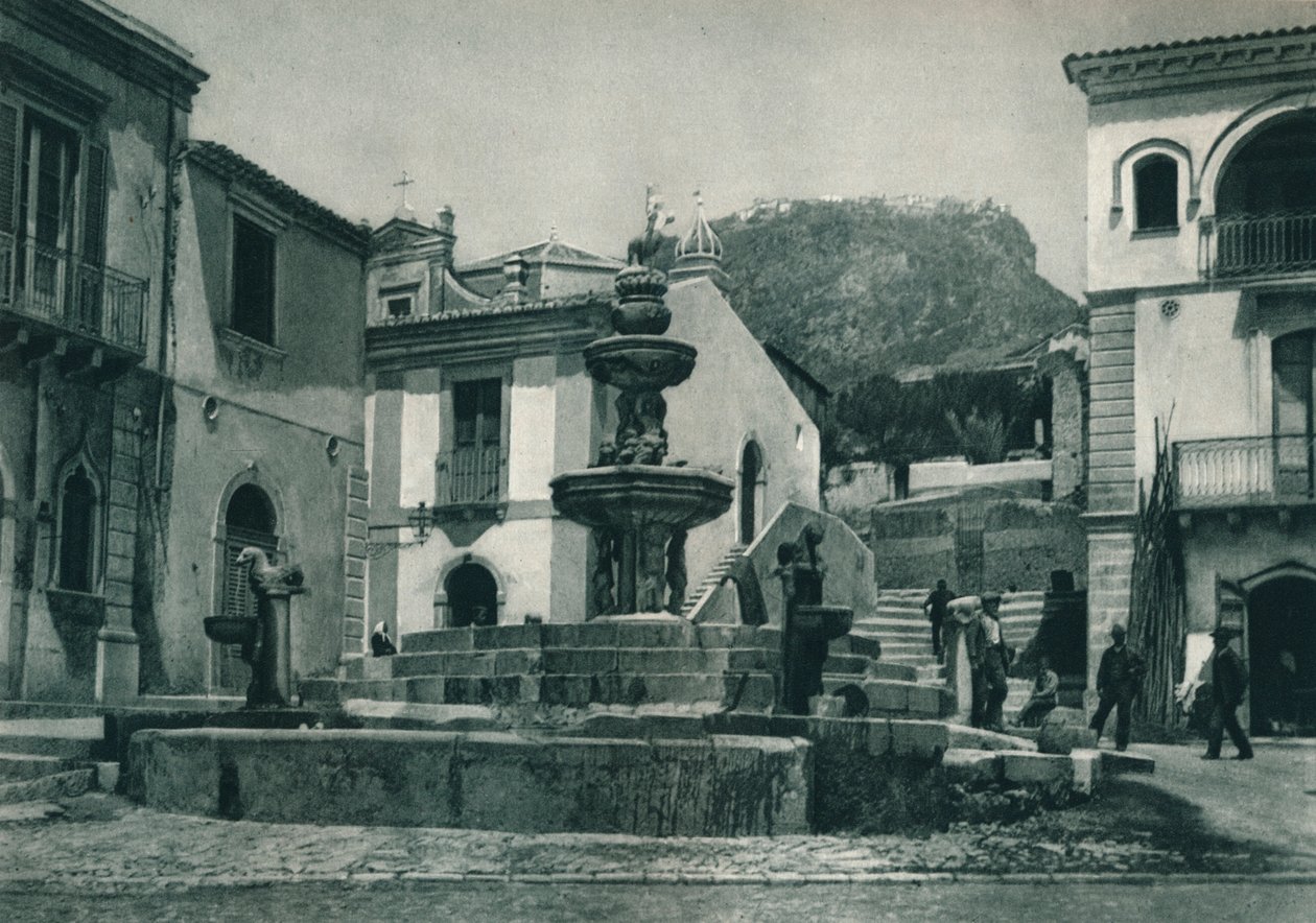Halk çeşmesi, Taormina, Sicilya, İtalya, 1927 by Eugen Poppel