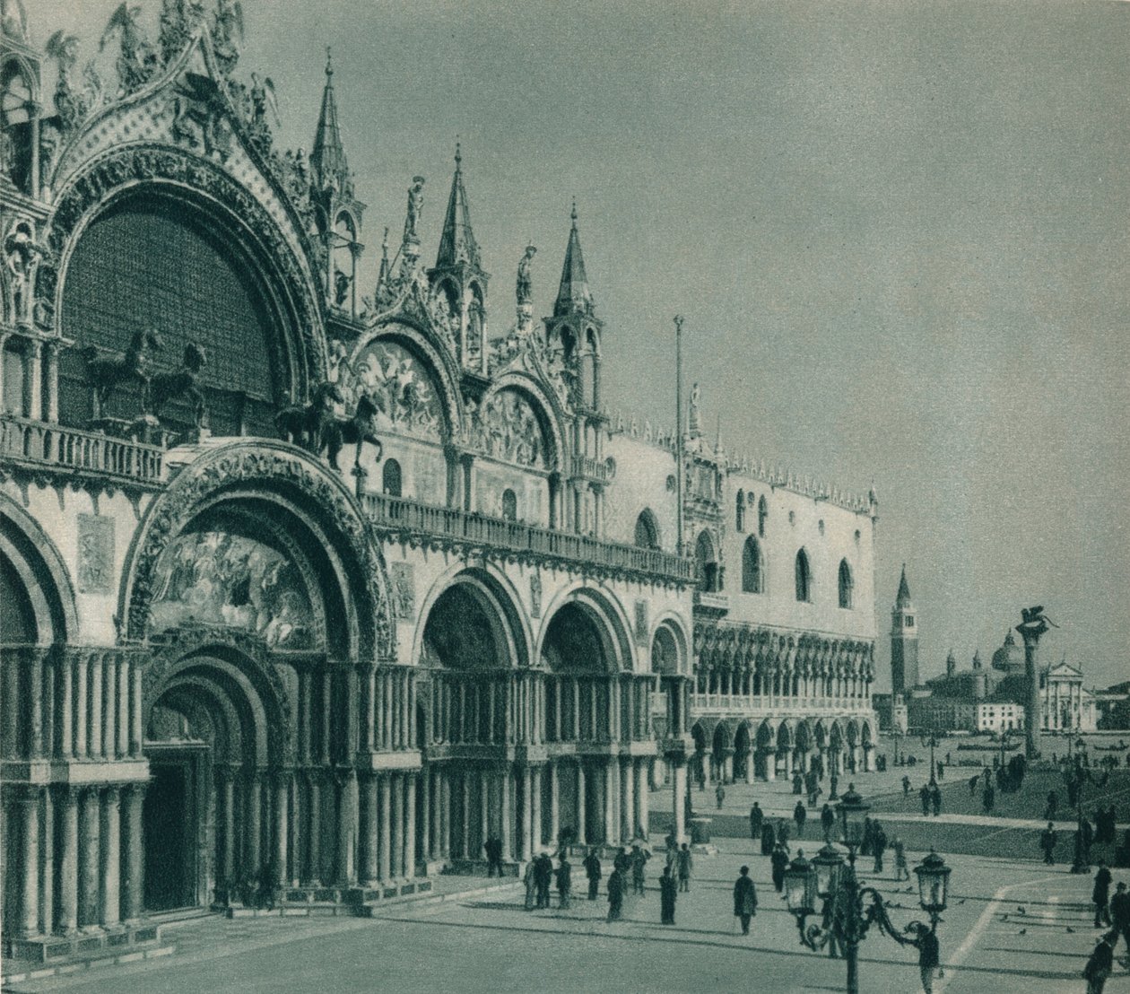 St Marks Bazilikası, Venedik, İtalya, 1927 by Eugen Poppel