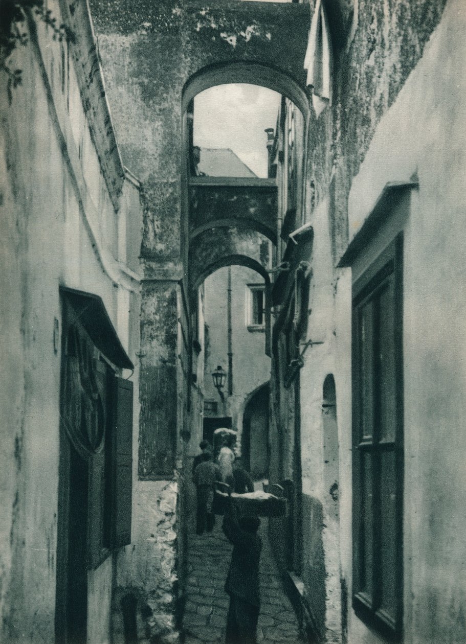 Capri Caddesi, İtalya, 1927 by Eugen Poppel