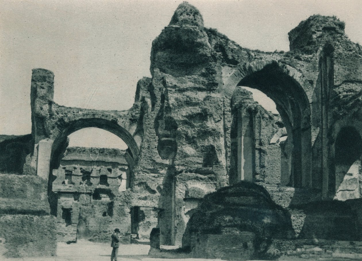 Caracalla Hamamları, Roma, İtalya, 1927 by Eugen Poppel