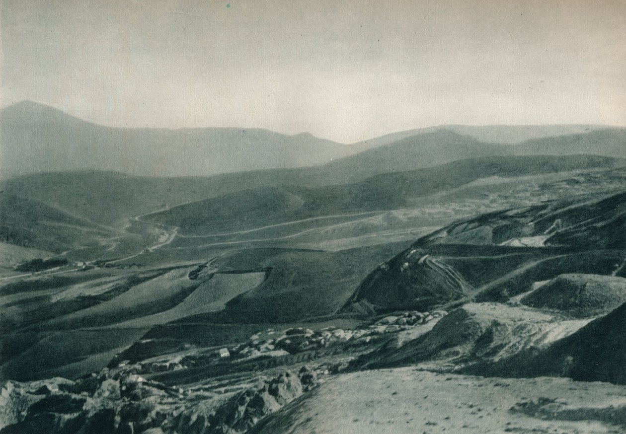 Kükürt madenlerinin görünümü, Agrigento, Sicilya, İtalya, 1927 by Eugen Poppel