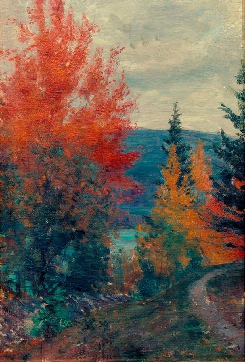 Sonbahar renkleri, Valdres by Eugen Prinz von Schweden