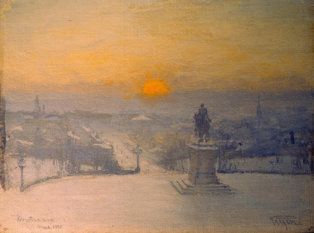 Gün doğumu, Kristiania by Eugen Prinz von Schweden
