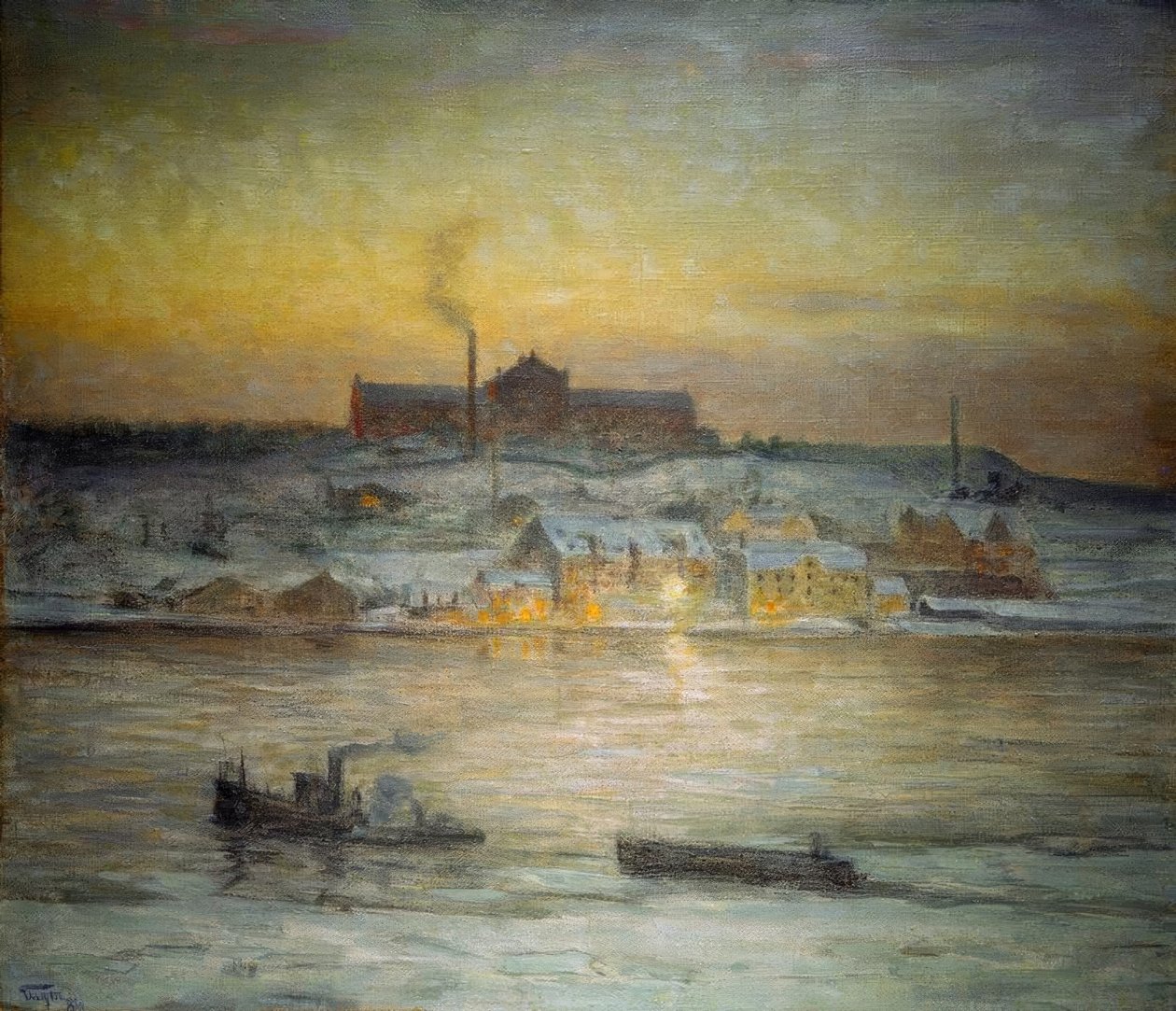 Erken kış sabahı by Eugen Prinz von Schweden