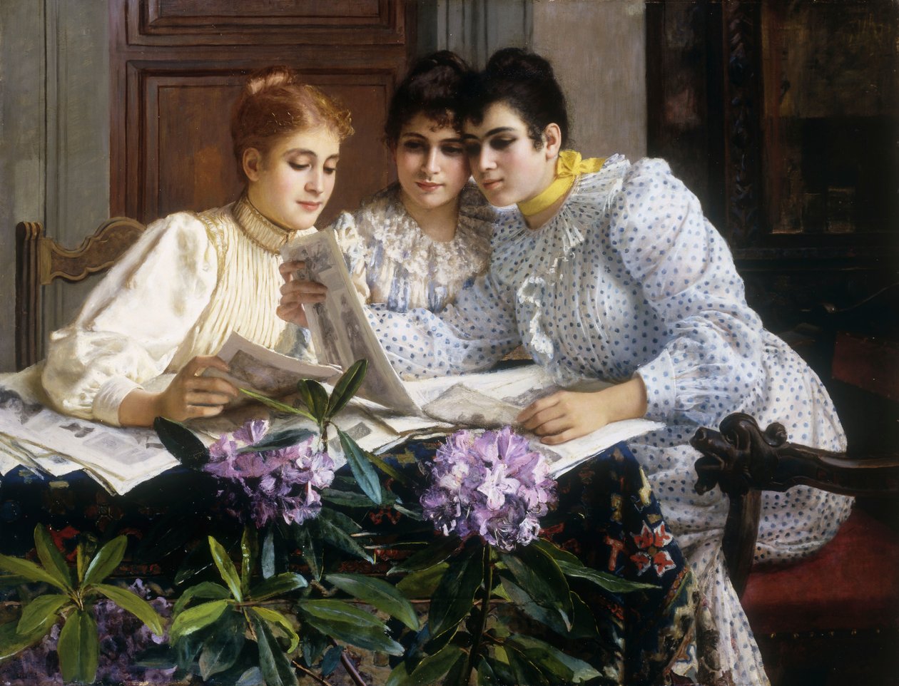 Çeyiz Seçimi by Eugen von Blaas