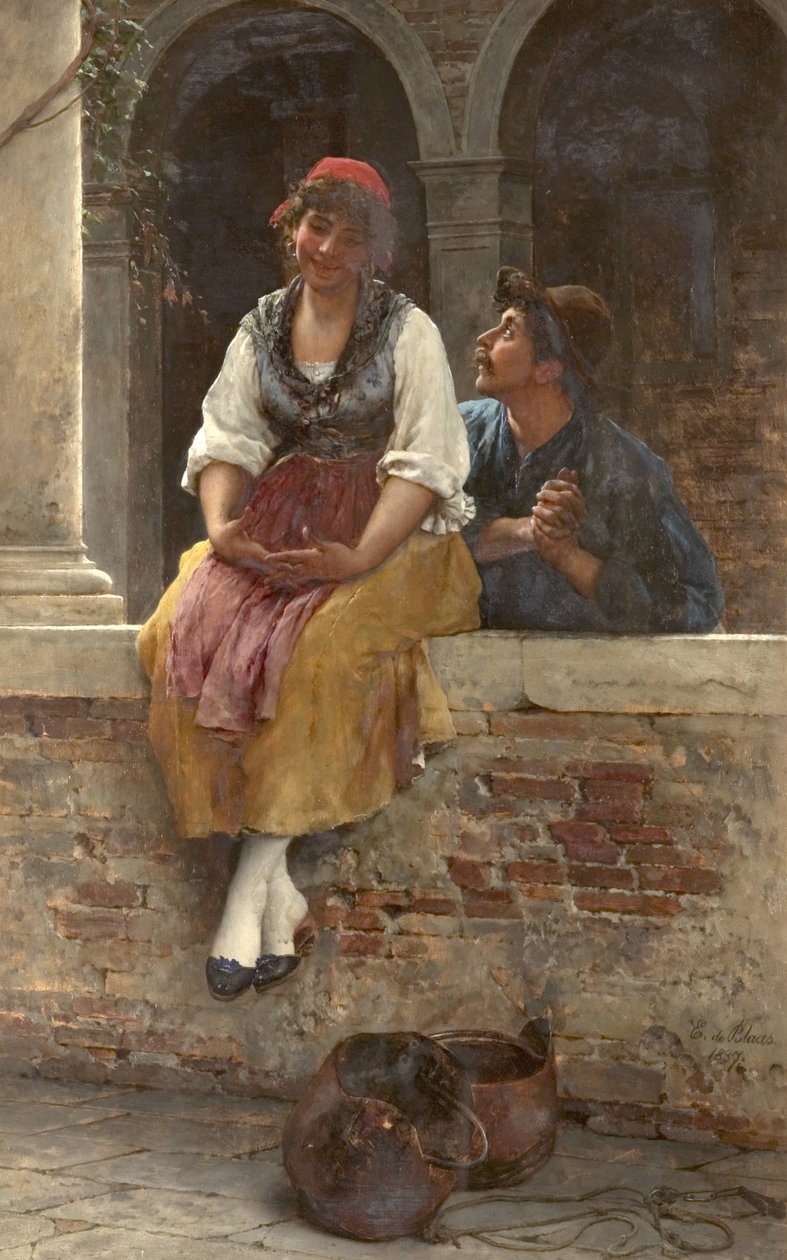 Teklif, 1887 by Eugen von Blaas