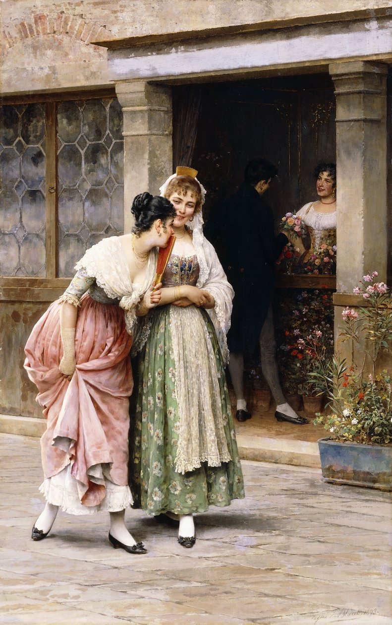 Pazar Buketi, 1893 by Eugen von Blaas