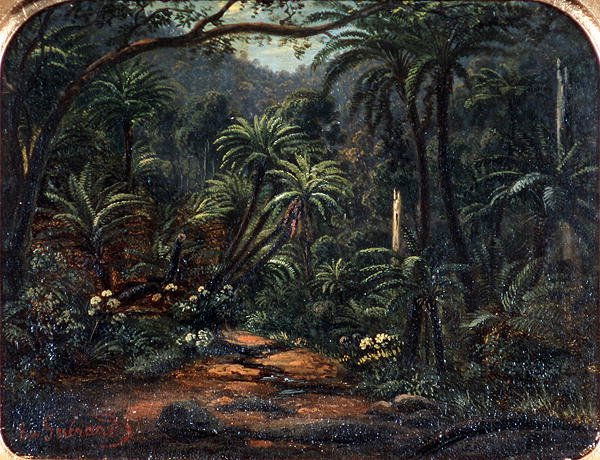 Dandenong Sıradağlarında Ferntree Vadisi by Eugen von Guerard