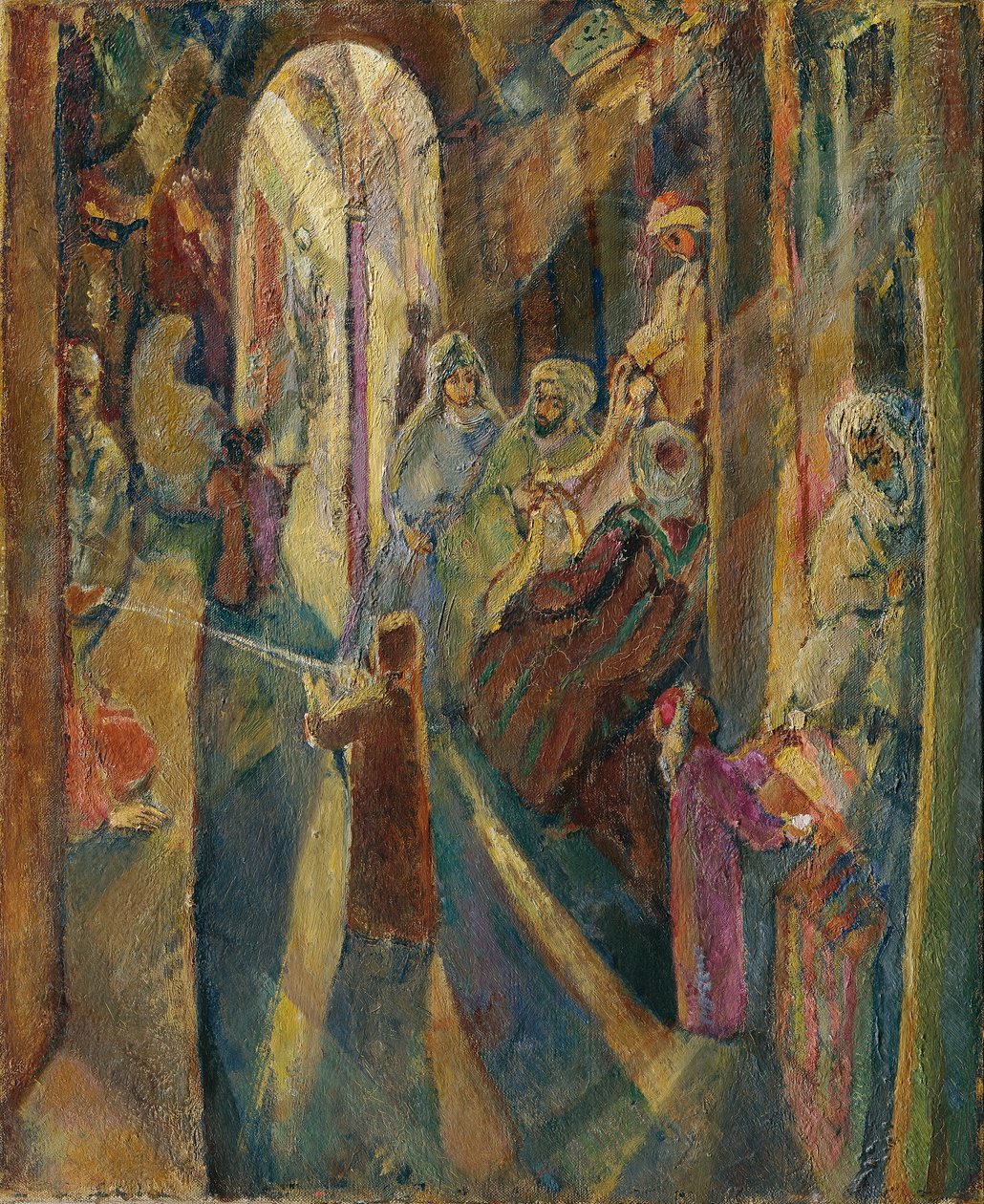 Bazar im Orient by Eugen von Kahler