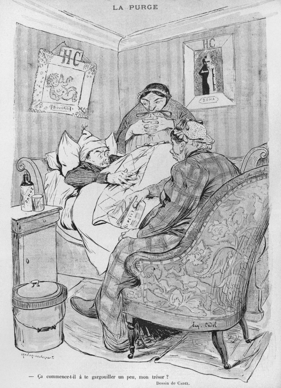 Tasfiye, 'Le Rire'den bir çizim, 6 Mart 1897 by Eugene Cadel