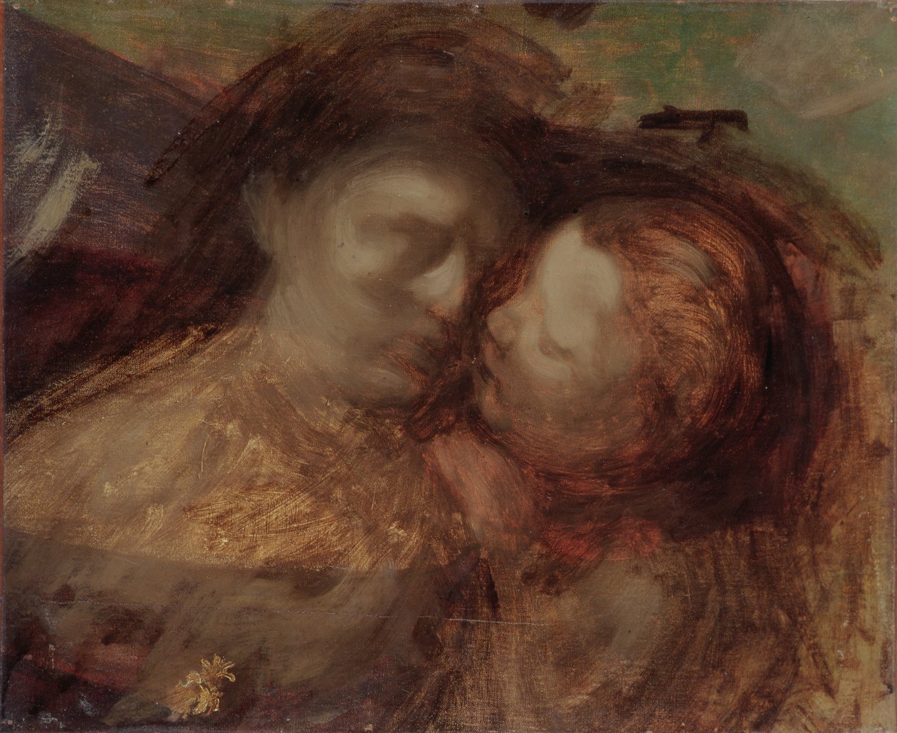 ತಾಯಿ ಮತ್ತು ಮಗು, 1890 ರ ದಶಕದ ಕೊನೆಯಲ್ಲಿ ಟರ್ಕಿ by Eugène Carrière