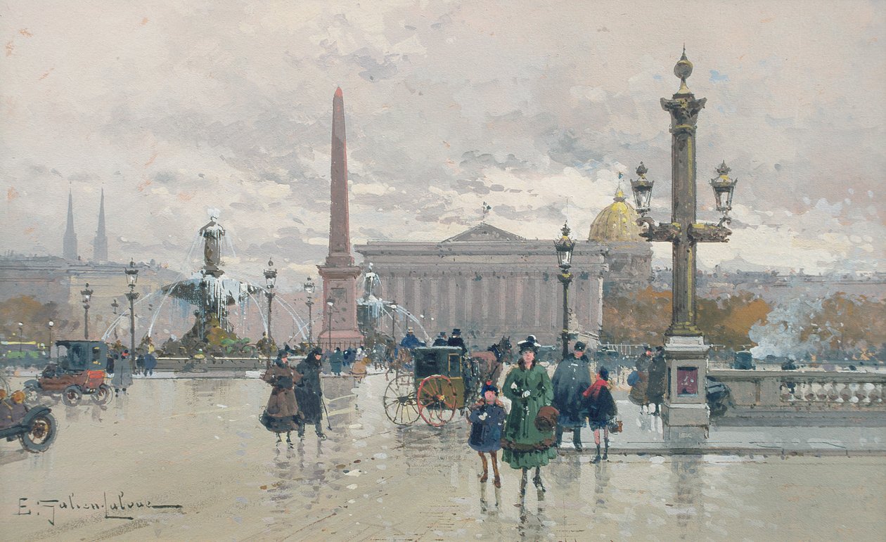 Concorde Meydanı by Eugene Galien Laloue