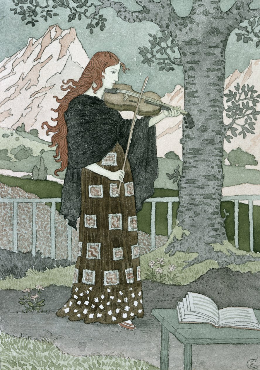 Müzisyen by Eugene Grasset