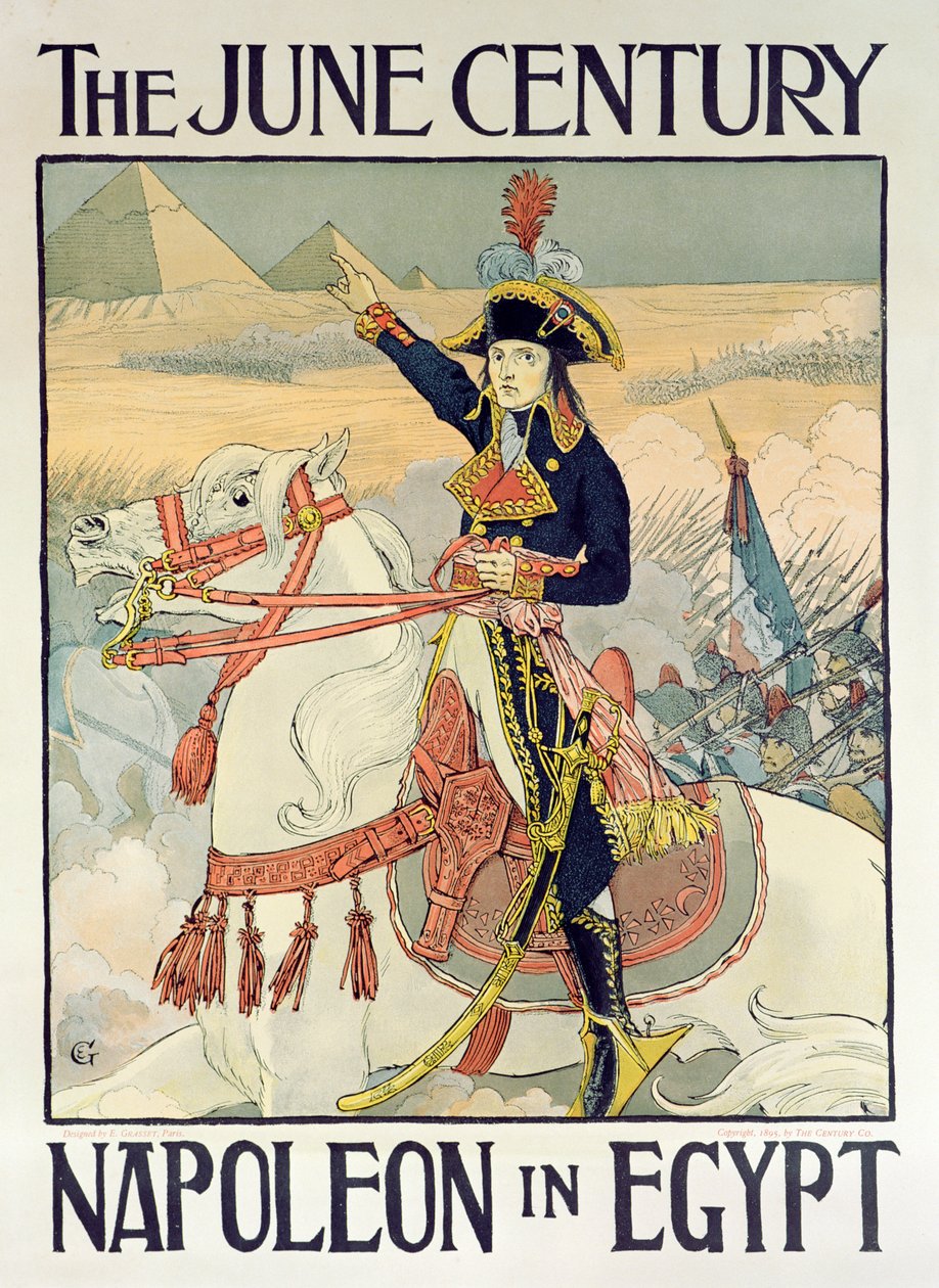 Yüzyıl Dergisi Afiş - 'Mısır'da Napolyon', 1895 by Eugene Grasset