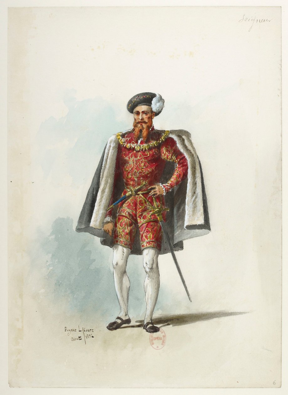 Saint-Saëns - Henry VIII - Kostüm modelleri - Lacoste - 6. Seigneur by Eugene Lacoste