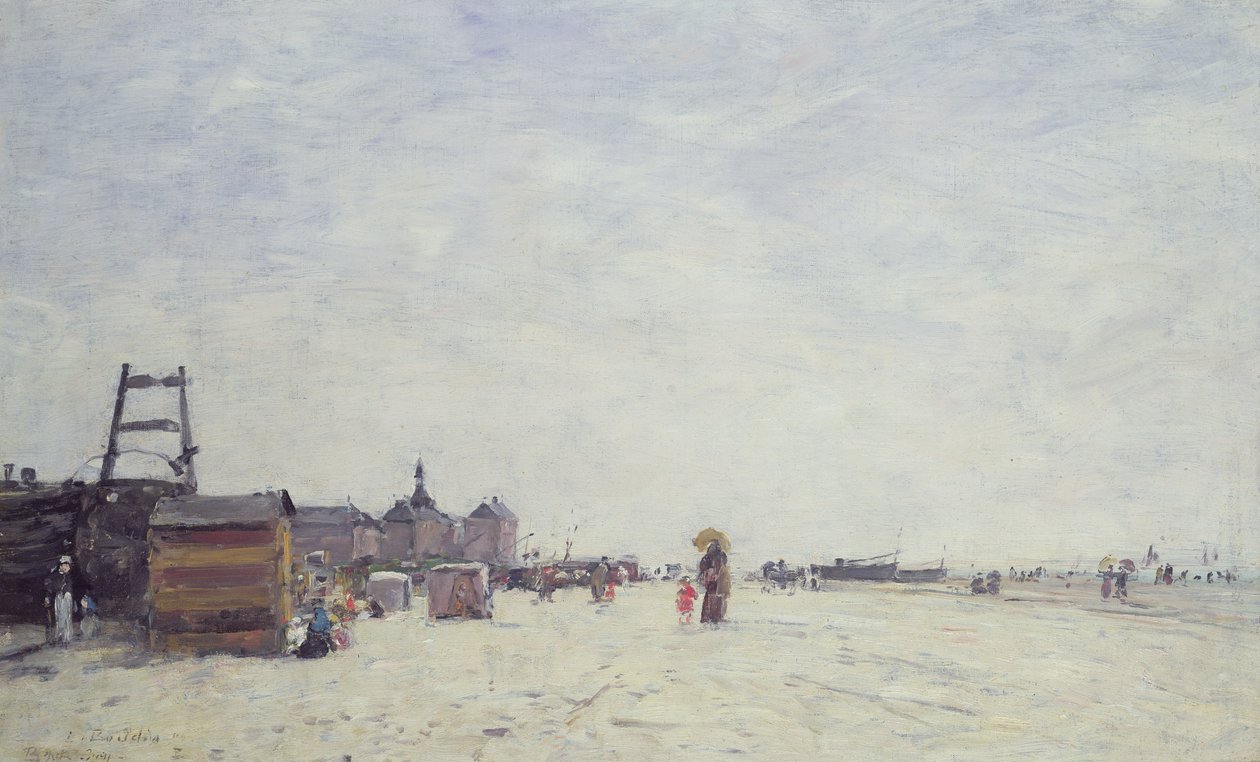 Berck-Plage, 1890 by Eugene Louis Boudin