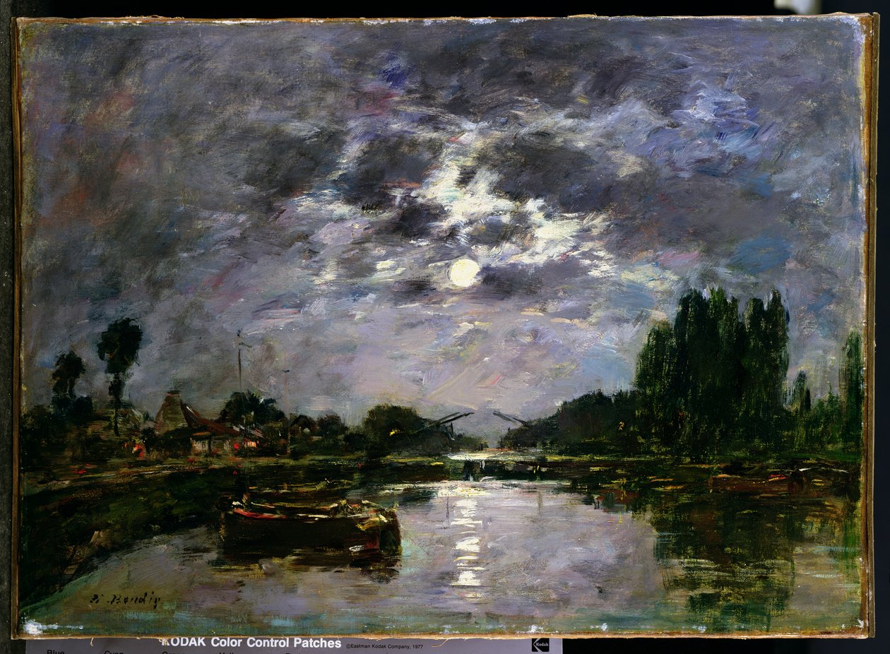 Ayın Etkisi, 1891 by Eugene Louis Boudin
