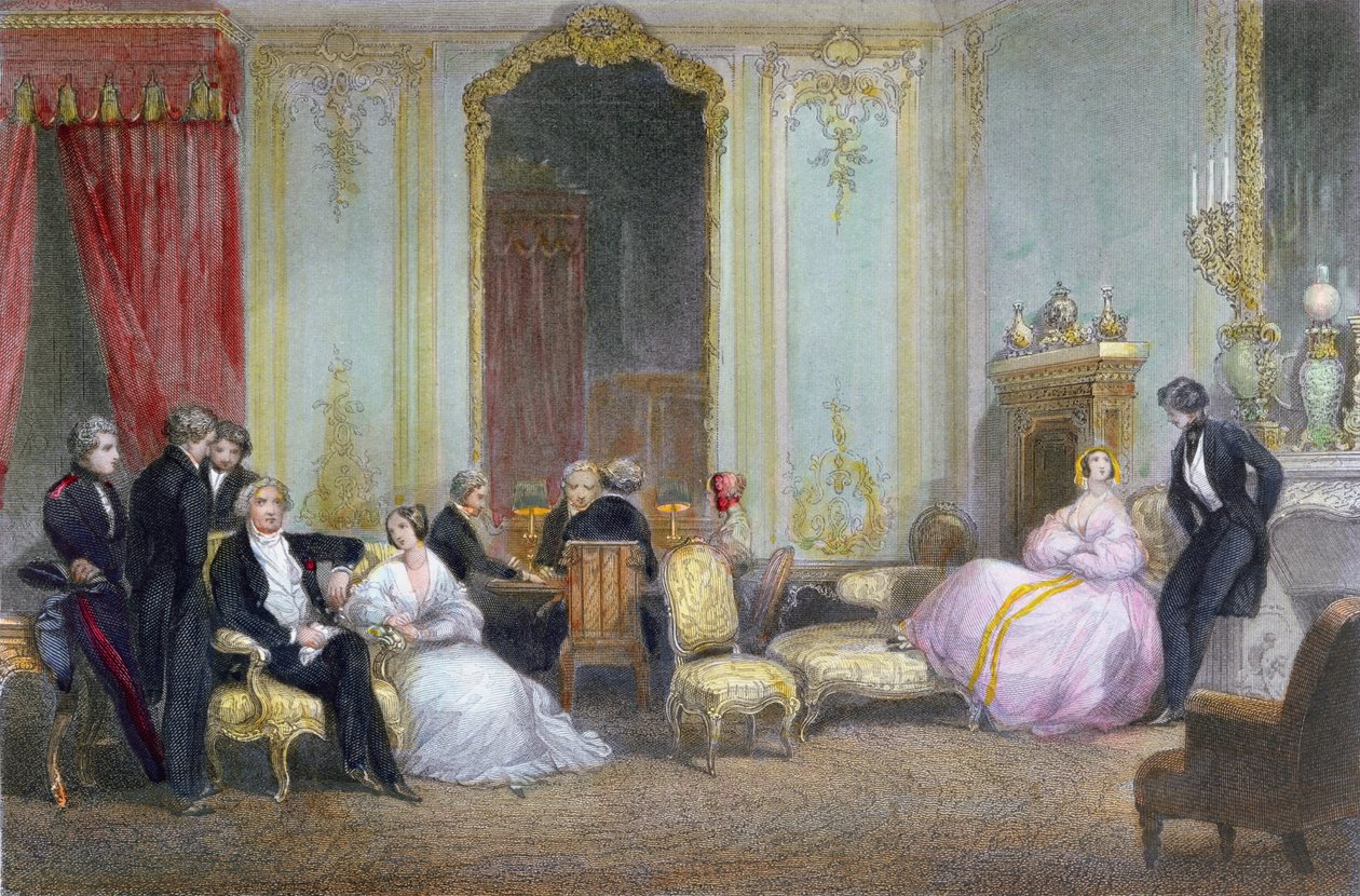 ಕೌಟುಂಬಿಕ ದೃಶ್ಯ, c.1840 ಟರ್ಕ್ by Eugene Louis Lami