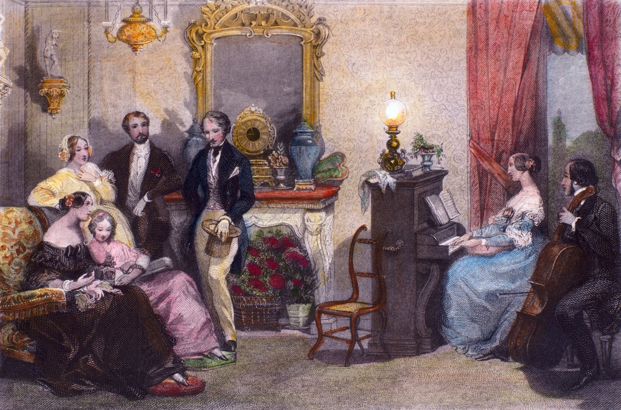 Aile konseri, Jules Janin tarafından Yazda Paris