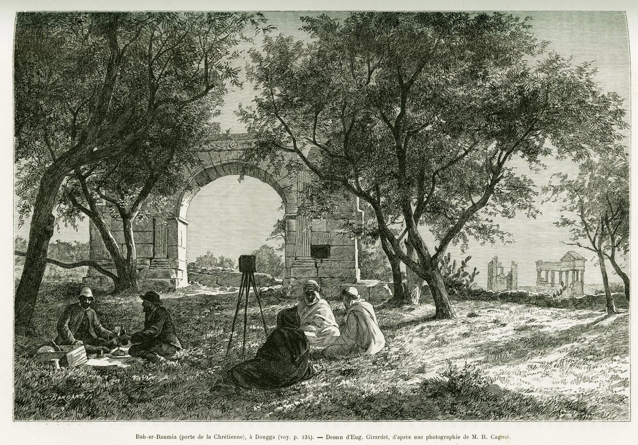 Bab-er-Roumia (Bab er Roumia), Hıristiyan kadının kapısı, Dougga