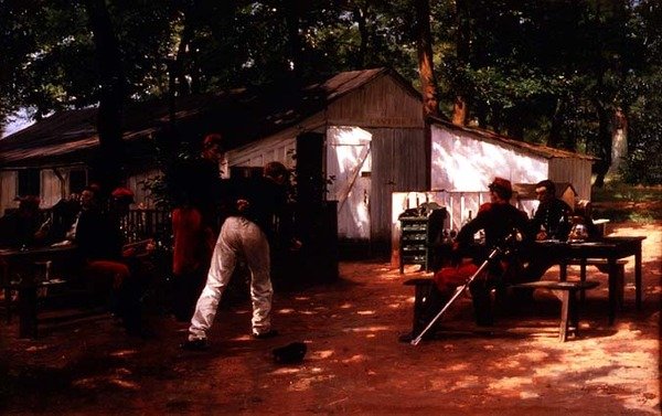 Altıncı Alayın Askerleri Dinleniyor by Eugene Alexis Girardet