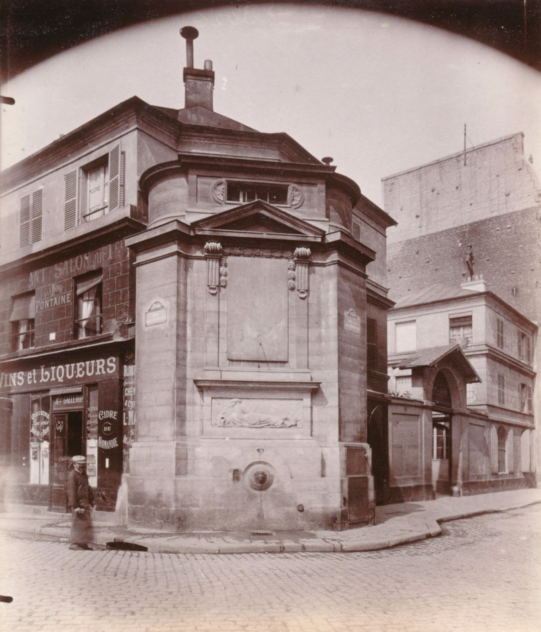Fontaine des Haudriettes, rue des Archives ve rue des Haudriettes