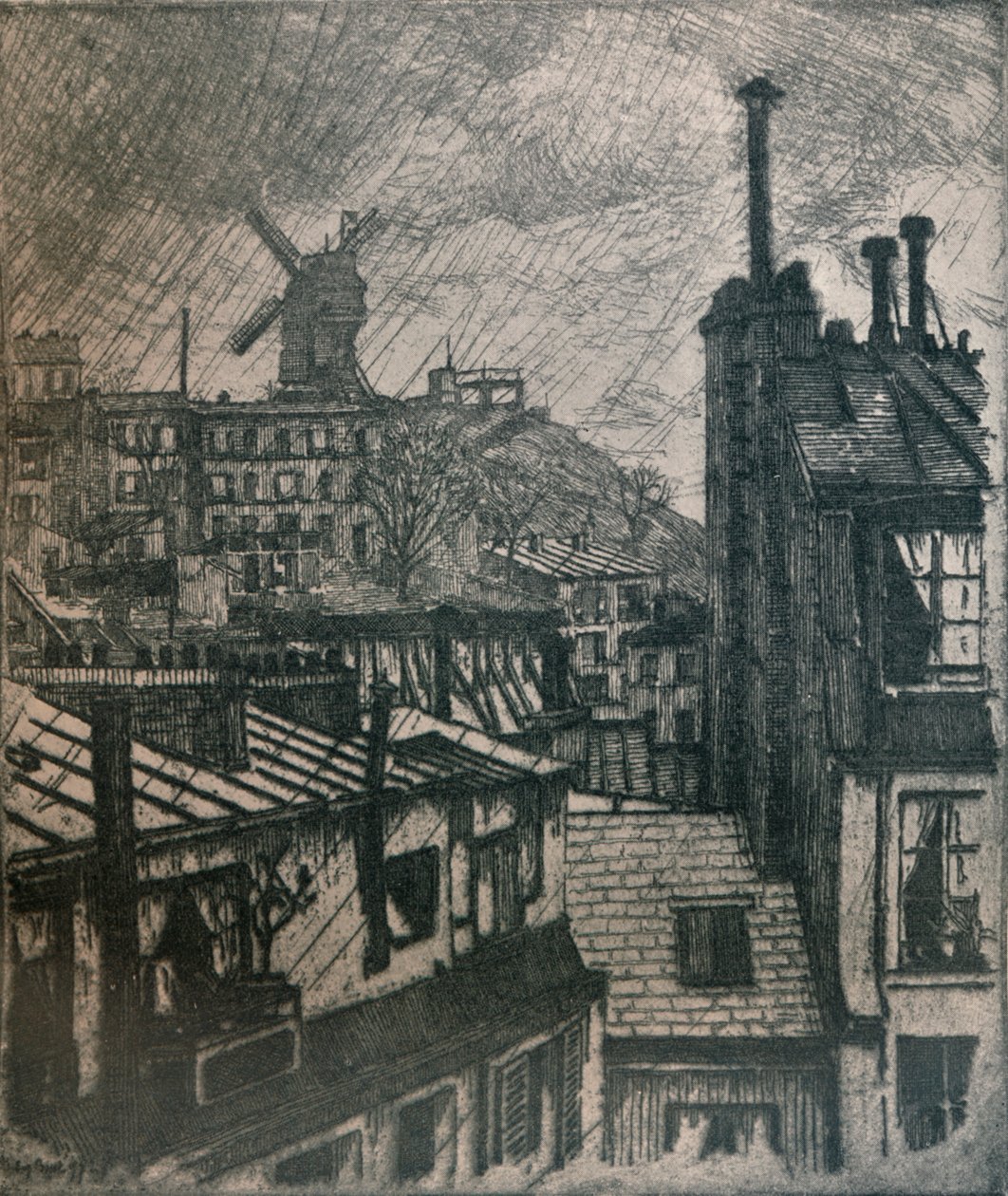 Montmartre, 1897 by Eugene Bejot
