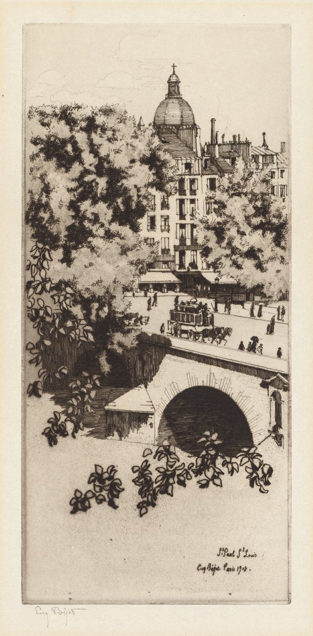 Saint-Paul-Saint-Louis, 1908. by Eugene Bejot