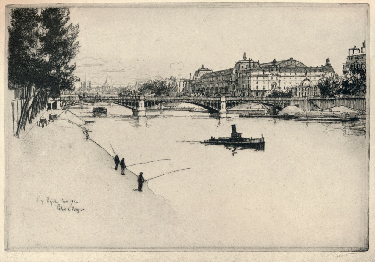 `Palais dOrsay, 1915 by Eugene Bejot
