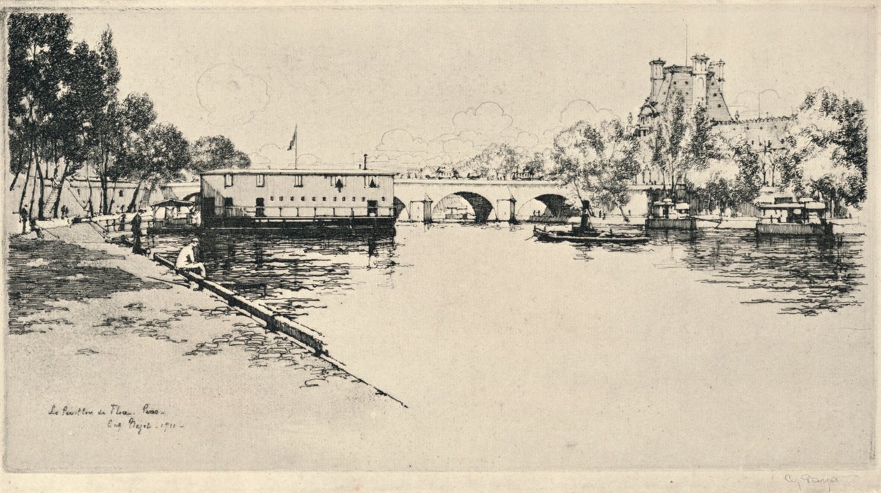 `Flora Köşkü, 1915 by Eugene Bejot