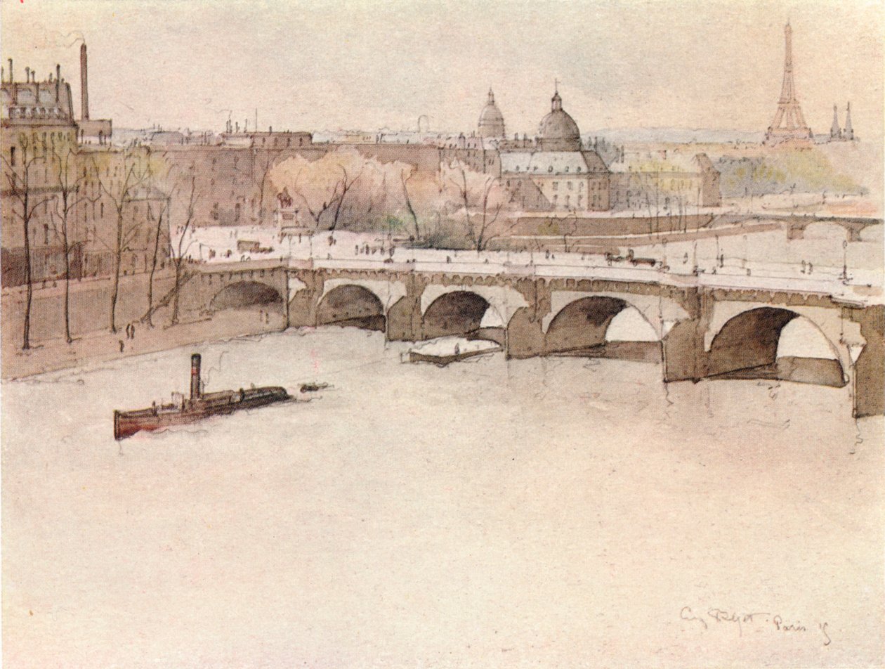 Pont Neuf, 1915 by Eugene Bejot