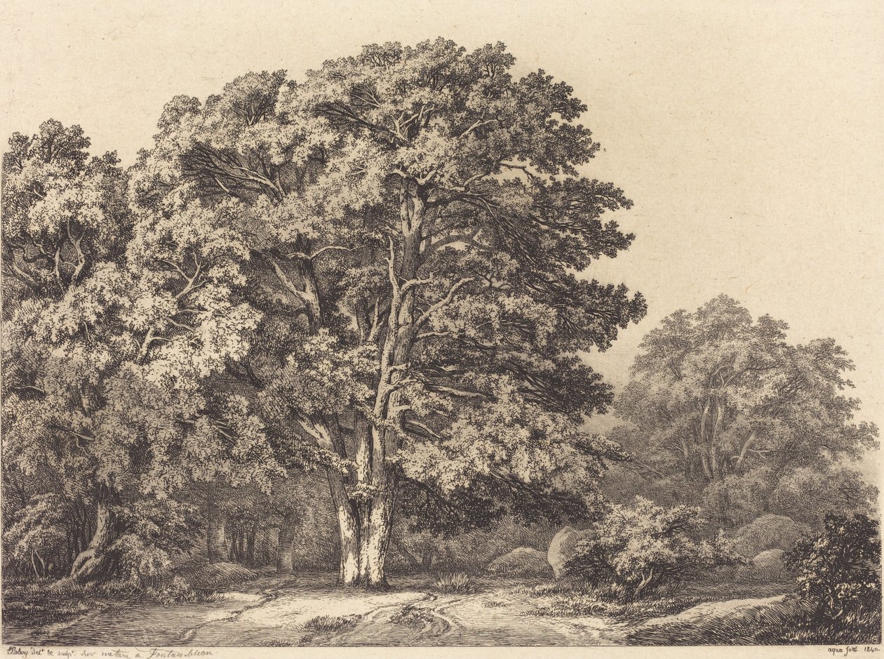 Ormana Giriş, 1840. by Eugene Bléry