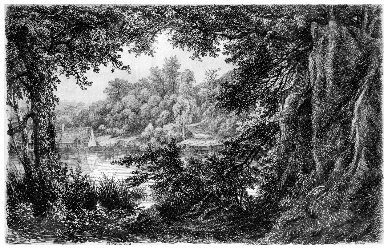 La Chaumiere, c1825-1885 1924 by Eugene Bléry