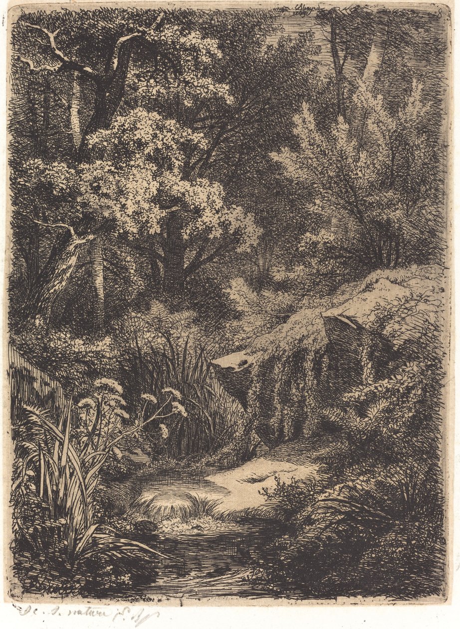 Le petit ruisseau Küçük Dere, 1849