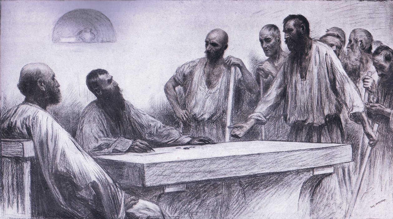 Bağdaki işçiler, Bibbys Annual, 1916-17 by Eugene Burnand