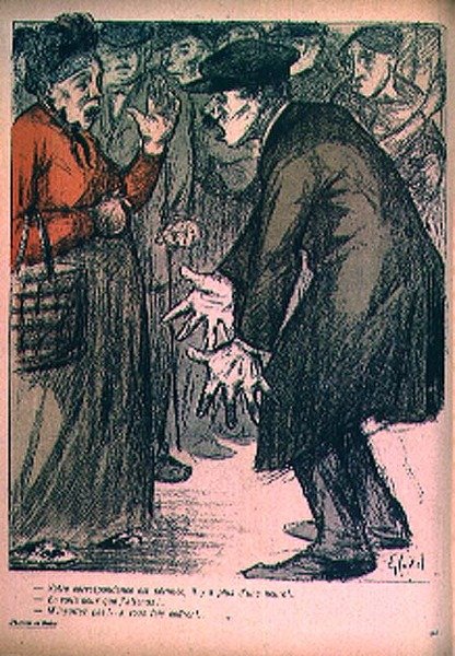 "Posta gecikti! Bir saatten fazla oldu!" "Ama iki saattir seni bekliyorum!" "Bana hakaret etme! Seni hapse attırırım!" 
