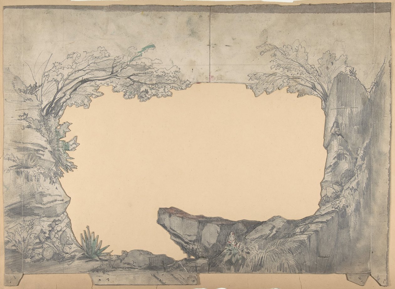 Opéra'da Sahne Seti Tasarımı, Paris, 1830-90. by Eugene Ciceri