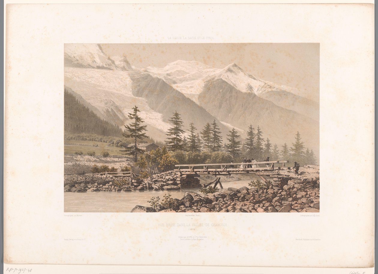 Arve Nehri ile Chamonix Vadisi