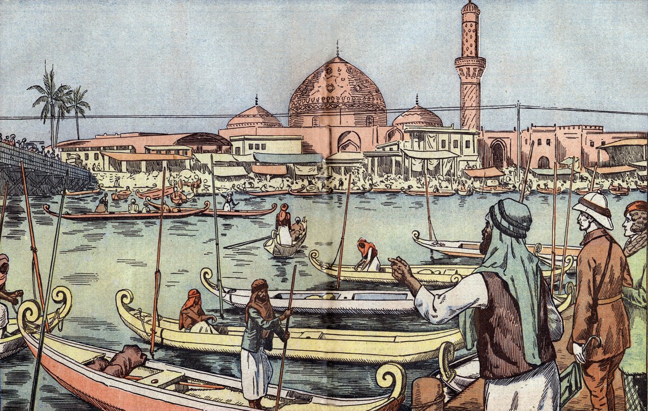 Mada Ashar, Damblans'ın 29 Ocak tarihli Fransız gazetesi "Le Pelerin"den çizimi by Eugene Damblans