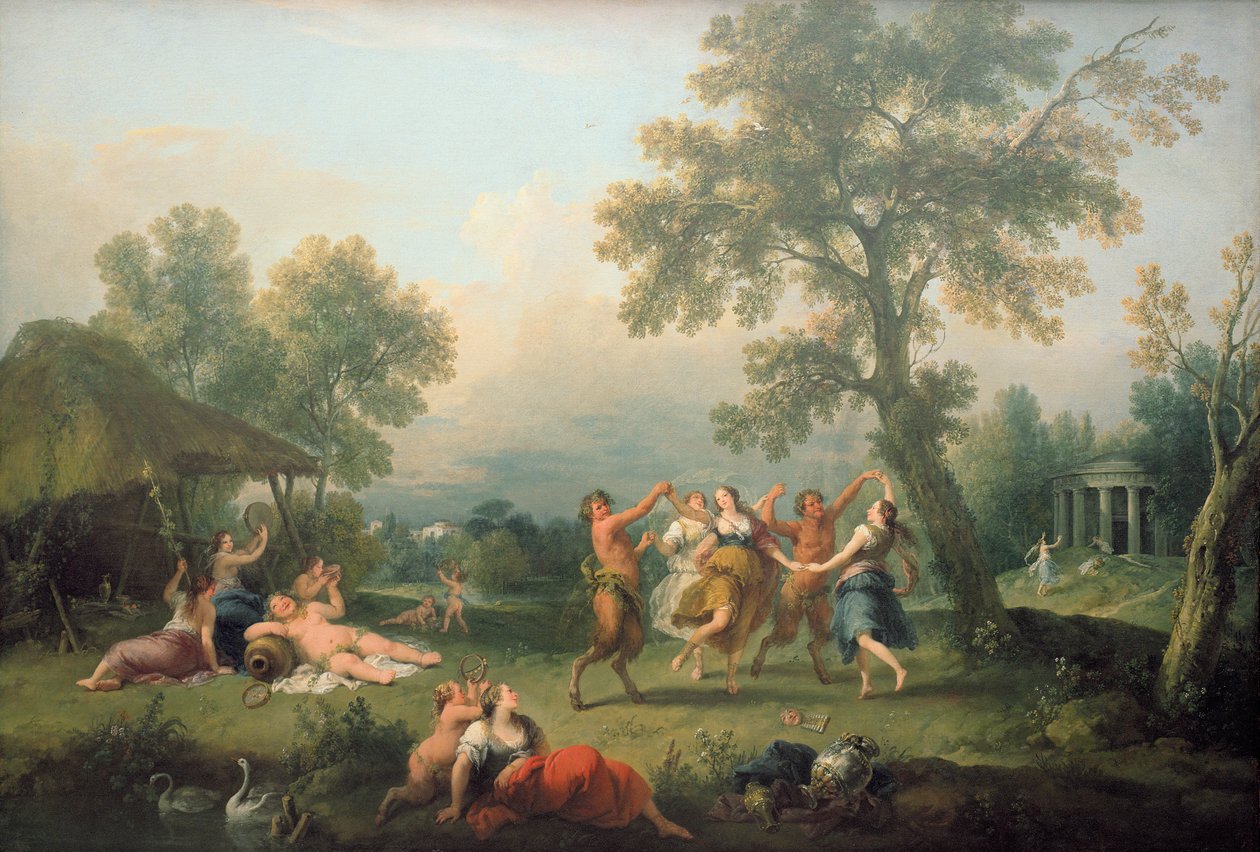 'Le Lever de la Coquette', 1840 dolayları by Eugene Deveria